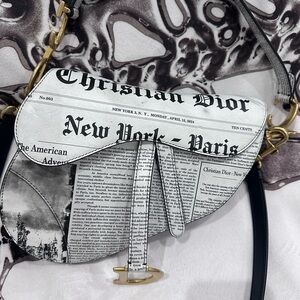 Christian Dior Newspaper Saddle Bag especial edition 2024.